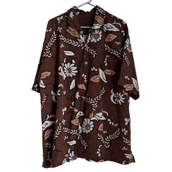 Tommy Bahama Silk Hawaiian Shirt - Picture 1 of 9